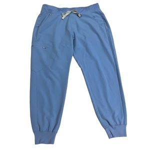 Figs Zamora Jogger Scrubs Ceil Blue Size Large Petite